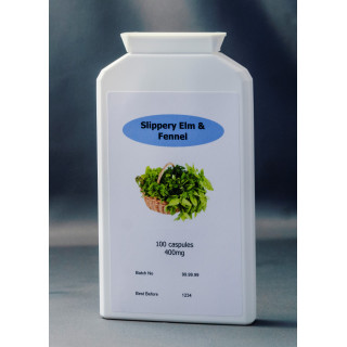 Slippery Elm & Fennel 100 caps