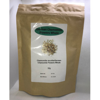 German Chamomile Flowers Whole - 50g