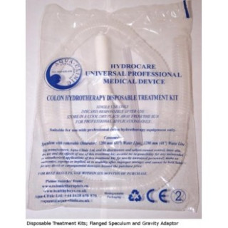 Colon Hydrotherapy Treatment kits with flanged Aqua-Clinic speculum (Blue Kit)